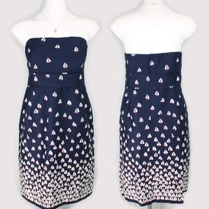 Vineyard Vines | Strapless Nautical Sailboat Dress